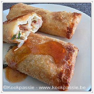 kookpassie.be - Lidl: Loempia met kip in de airfryer 5 min 200°C
