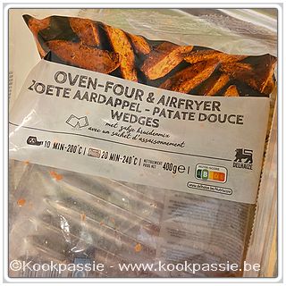 kookpassie.be - Delhaize: Oven & airfryer zoete aardappel wedges 1/2