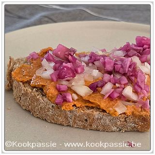 kookpassie.be - 's avonds restje préparé met witte ui en rode kool