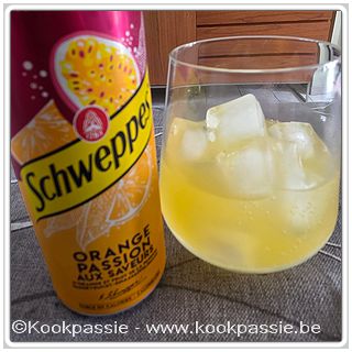 kookpassie.be - Frisdrank uitproberen - Nieuwe Schweppes Orange Passion aux saveurs - aanrader - zak in pakket Collect & Go Colruyt, Lekker