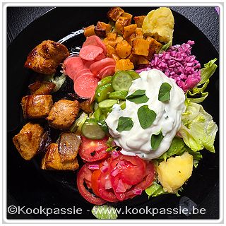 kookpassie.be - Varkensbrochette met groentjes