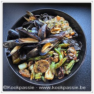 kookpassie.be - Terug mosselen, zonder poespas, enkel mosselgroenten en groentenmengeling