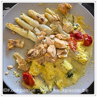 kookpassie.be - Delhaize: Asperges, zalm (weinig)