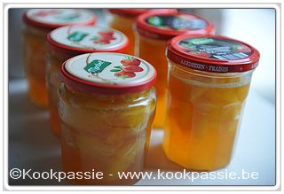 kookpassie.be - Confituur - Nectarinejam met rum 1/2