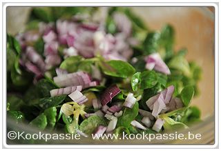 kookpassie.be - Honingvinaigrette met veldsla