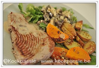 kookpassie.be - Gegrilde Filet pur (Colruyt 29,99€/kg) met ovengroenten