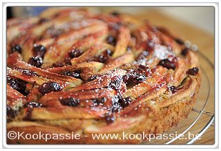 kookpassie.be - Fijne appel-cranberrytaart 1/2