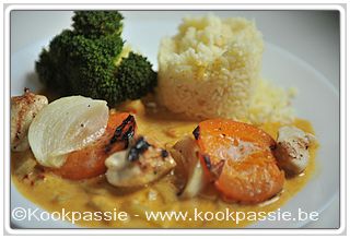 kookpassie.be - Brochettes de poulet mariné et abricots 1/2