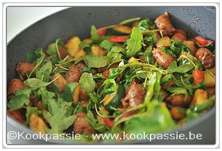 kookpassie.be - Aardappel-groentenschotel met merguez 1/2