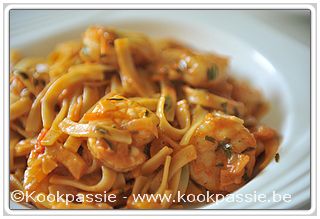 kookpassie.be - Scampi - Scampi Diabolique 02 - Eigen recept