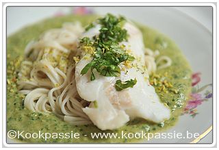 kookpassie.be - Kabeljauw - Kruidig soepje met kabeljauw en Soba noedels (Pascale Naessens)