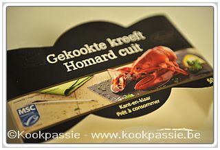 kookpassie.be - Gekookte kreeft Lidl: 19,99€ (1/2 kreeft, mama 1/2 kreeft) 1/2