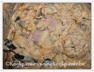 kookpassie.be - Penne aux aubergines, tomates fraîches, mozzarella et basilic - restje vriezer voor mezelf (geen foto)