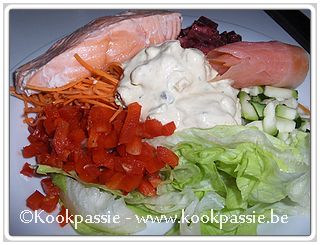 kookpassie.be - Koude schotel met zalm