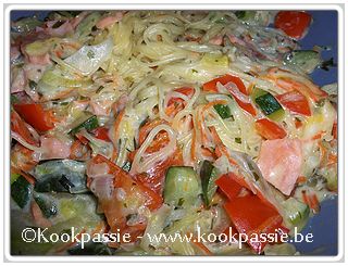 kookpassie.be - Spaghetti en zalm