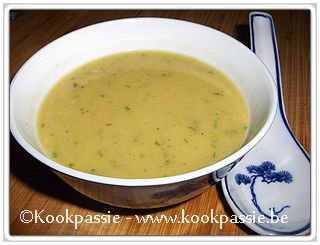 kookpassie.be - Witloof - Witloofsoep met zoete aardappel en kokosmelk