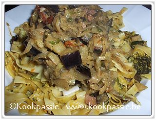 kookpassie.be - Pasta met aubergines