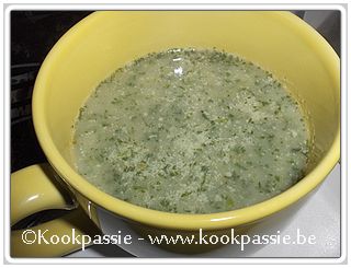 kookpassie.be - Witloof - Witloofsoep met kervel - Velouté d'endive au cerfeuil