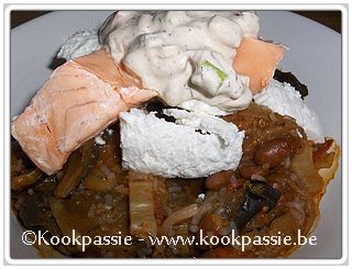 kookpassie.be - Groentenschotel met zalm 1/2