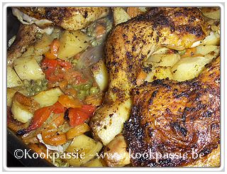 kookpassie.be - Kip - Kip met groenten in de oven