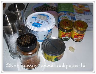 kookpassie.be - Beleg - Rillettes de thon à la coriandre