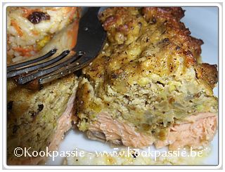 kookpassie.be - Zalm - Pistachio stuffed salmon fillets