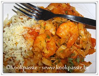 kookpassie.be - Scampi - Scampi Diabolique 02 - Eigen recept