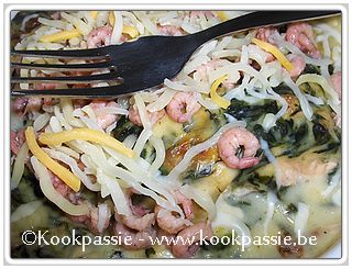 kookpassie.be - Vis - Vispannetje 4 met spinazie en zalm