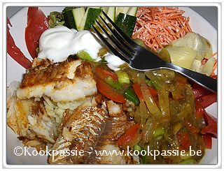 kookpassie.be - Kabeljauw - Turbot aux bananes en petit curry