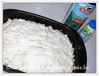 kookpassie.be - Lasagne met zalm, spinazie en champignons