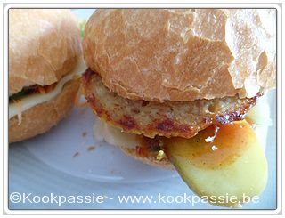 kookpassie.be - Home Made cheeseburger