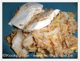 kookpassie.be - Chili-honingkip uit de wok met chinese kool met 2de helft van de kool
