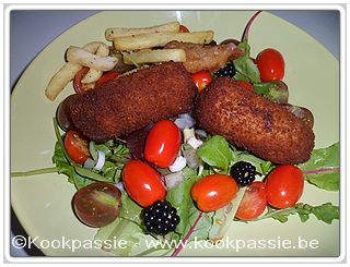 kookpassie.be - Garnaalkroketten met frietjes