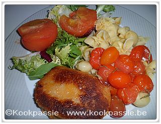 kookpassie.be - Hamburger met tomatensalsa en Sacchetti (Lidl)