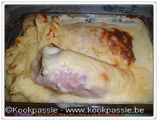 kookpassie.be - Witloof met hesp in de oven