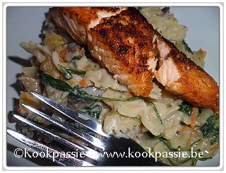 kookpassie.be - Groentenmix met zalm