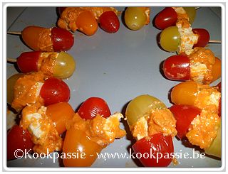 kookpassie.be - Tapenade - Feta-tomaatspiesjes