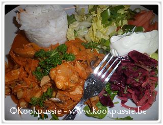 kookpassie.be - Kip - Pasta met kip-champignonsaus