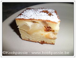 kookpassie.be - Appelcake met verse kaas van Dominique