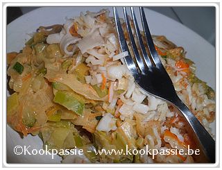 kookpassie.be - Vis met prei, courgette en wortel