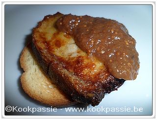 kookpassie.be - Mama 83 jaar - Toastjes Foie gras met verse vijgencompote