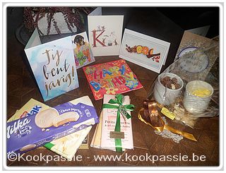 kookpassie.be - Verjaardag Koen 50 jaar - Eet die nu graag chocolade ? Chocolademonster in elk geval al gepasseerd