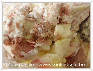 kookpassie.be - Gezonde kip-currysalade van Sandra Bekkari, deze keer met tonijn