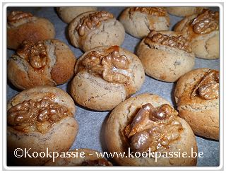 kookpassie.be - Walnoot Ghribia koekje