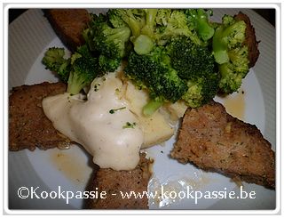 kookpassie.be - Fricandon met broccoli en witte saus