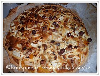 kookpassie.be - Quiche - Quiche met appel en geitenkaas