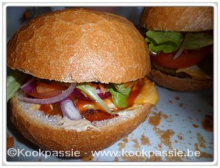 kookpassie.be - Home Made cheeseburger