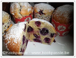 kookpassie.be - Blauwe bessen-kwark muffins