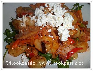 kookpassie.be - Gnocchi - Ovengnocchi met tonijn, champignons en tomaat
