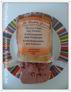 kookpassie.be - Stokbrood met Kalkoenpastei met rozijntjes (Le Cochon D'or)